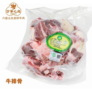 泾源县 宁草之苑泾源黄牛肉牛排500g